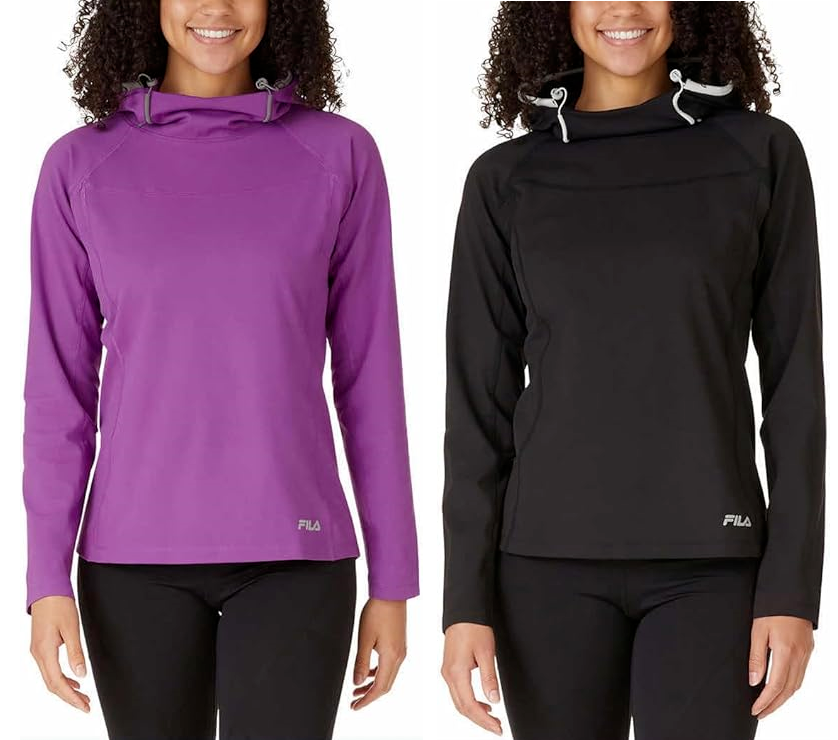 FILA Felpa con cappuccio da allenamento donna