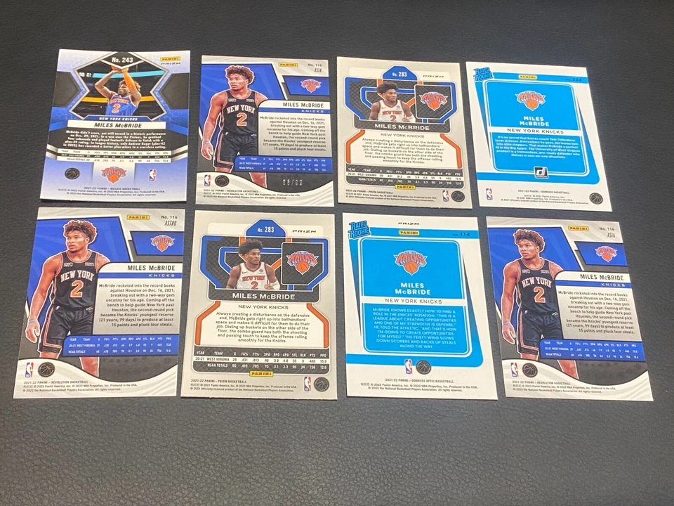 2021-22 Miles McBride Asia /99 Panini Revolution Rookie RC #116 Knicks (OBO) - Image 2 of 4