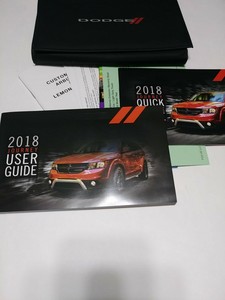 2018 Dodge Journey Owners ManualCarbooks4u... User Guide/ QRG Quick