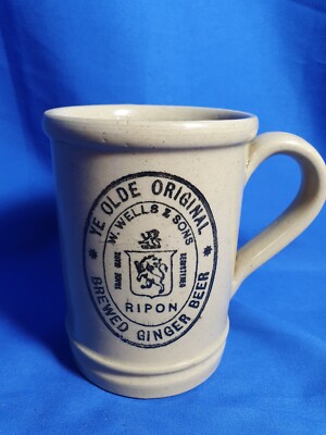 Pearson's of Chesterfield Ye Olde Original gebrautes Ginger Beer Steinzeug Krug