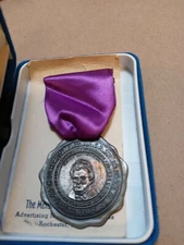 Masonic Badge Honoring First Sovereign Grand Commander John Mitchell Blue Case