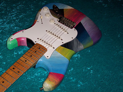 Maple nk Fender Stratocaster Guitar Strat MIM Mexican Mexico paint