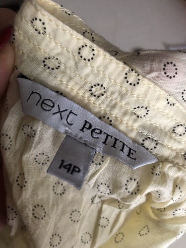 Next Cotton Summer Blouse Size 14 - Picture 6 of 6