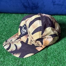 Neff MMXV Fresco Hawaiano Floral Negro Papá Sombrero Informal Gorra de Viaje Ajustable OSFA