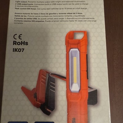 Matco Tools 700 lm Rechargeable LED Work Light, Cordless USB 5V IP54 Orange