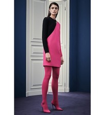 VERSACE Runway Rare Pre Fall 2016 Pink Shift Dress Size XS