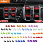 4X Dash Window Control Button Decor Cover Trim Kit For 2018+ Jeep Wrangler JL JT