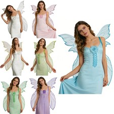 1Pcs Women Mermaid-spirit Fairy Wings Organza Fantasy Fairy Angel Wing for Party