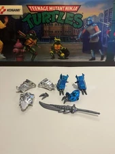 Vintage 1995 TMNT Teenage Mutant Ninja Turtles Metal Mutants Leonardo Parts