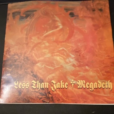 Less Than Jake & Megadeth Split 7'' Vinyl All My Best Friends Colored