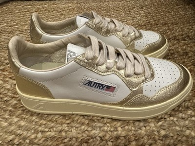 Autry Medalist RARE Low Sneakers IT 39 Women GOLD
