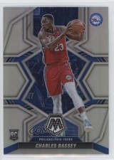 2021-22 Panini Mosaic Rookies Silver Prizm Charles Bassey #242 Rookie RC 0z80
