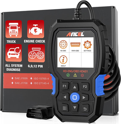 ANCEL LKW Trucks Diagnosegerät komplett System OBD2 Scanner Für Iveco MAN