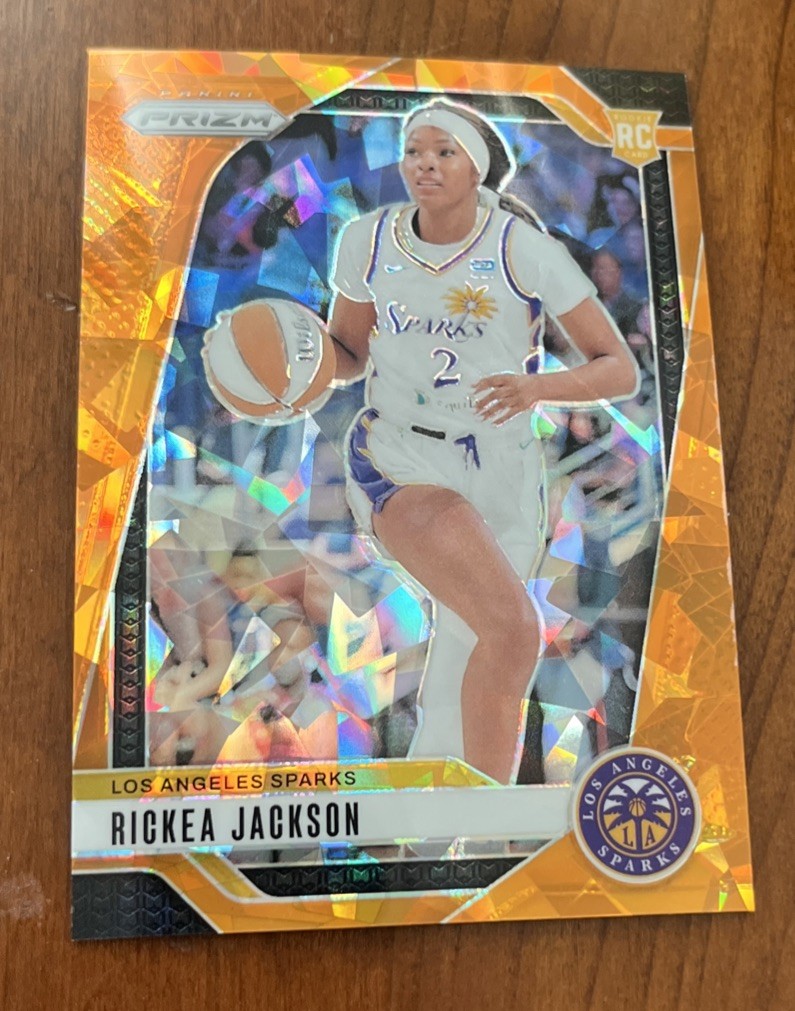 2024 Panini Prizm WNBA - Rickea Jackson #60 Orange Ice Prizm (RC)