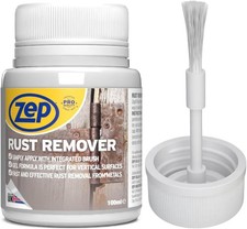 Zep Rust Remover Gel 100ml Non-Drip Formula Fast Acting Gel with Integrated Bru