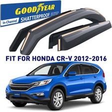 Rain Guards Vent Visors Shade for 2012-2016 Honda CR-V SHATTERPROOF