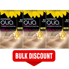 Garnier Olia #10.1 Very Light Ash Blonde Permanent Hair Colour Dye (Set Of 3)