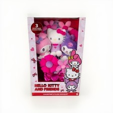 Hello Kitty and Friends 12" Plush Valentine  s Bouquet 9 Plush Included Sanrio