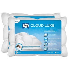 Down Alternative Cloud Luxe Bed Pillows Standard Queen Size 2 Pack Adaptive
