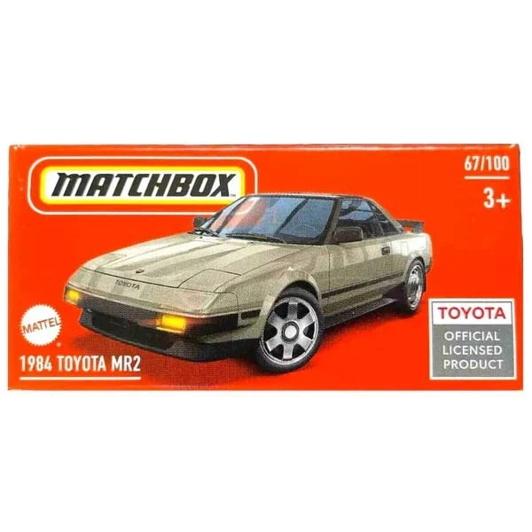 MATCHBOX 2024 POWERGRABS 1984 TOYOTA MR2 67/100 HVR29