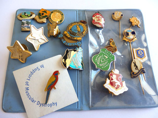 Large collection of club badges etc.