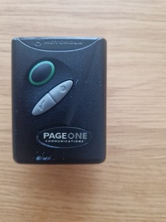 Motorola Page One Vintage Pager with Belt Clip