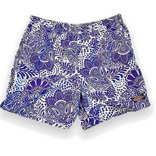 Vineyard Vines Swim Trunks Purple Paisley Logo Print Mesh Liner Pockets Large