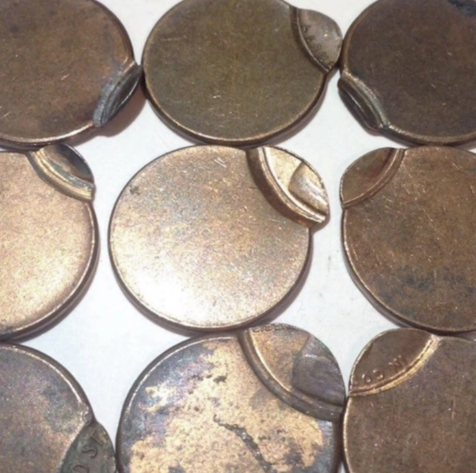 Lote de 10 centavos Lincoln de 1900 con error descentrado raro - centavos de error difíciles de encontrar  Foto 2 de 4