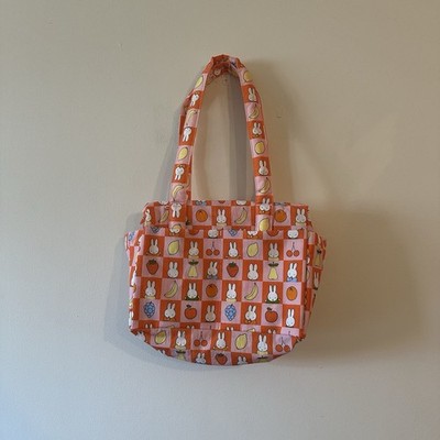 SOLD OUT Baggu Miffy UO Exclusive Everyday Cloud Bag Checkered Fruit 