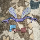 1989 TMNT Baxter Stockman Accessories: Fly Wings Arms & Anti-Turtle Swatter