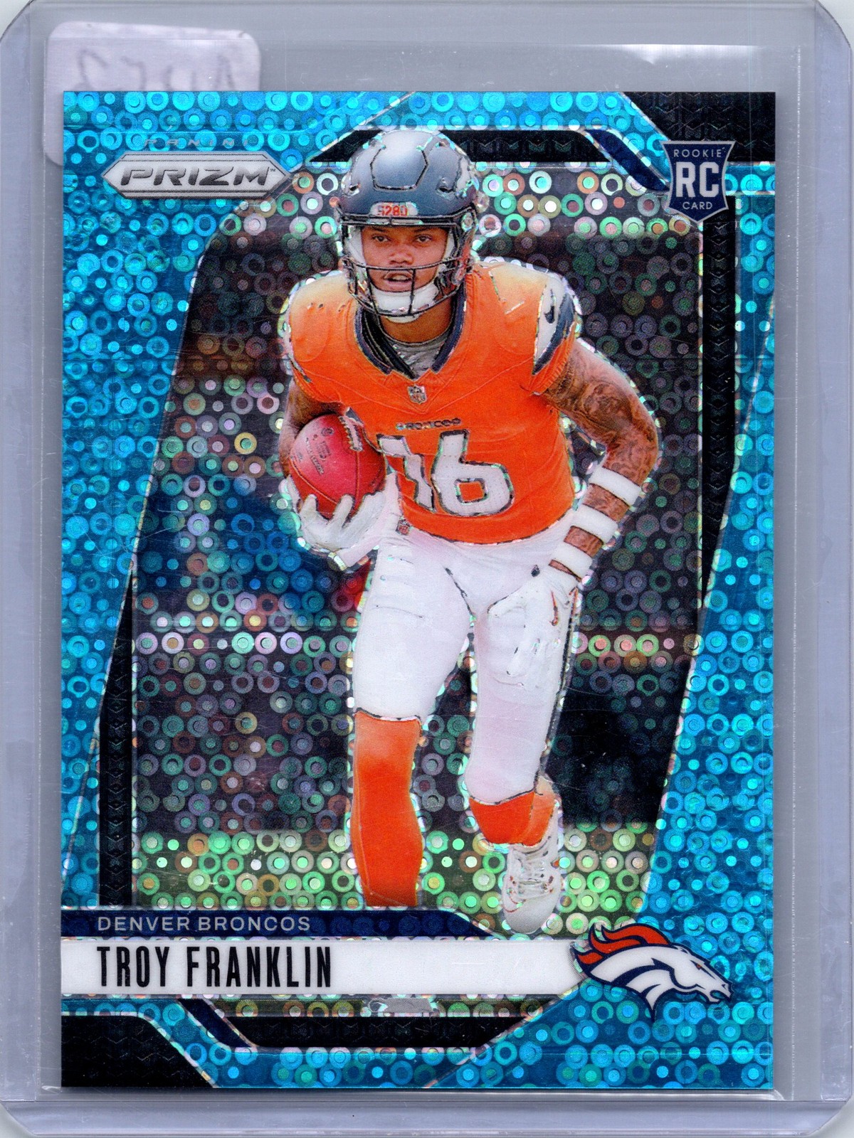 2024 Panini Prizm #393 Troy Franklin No Huddle Blue #/99