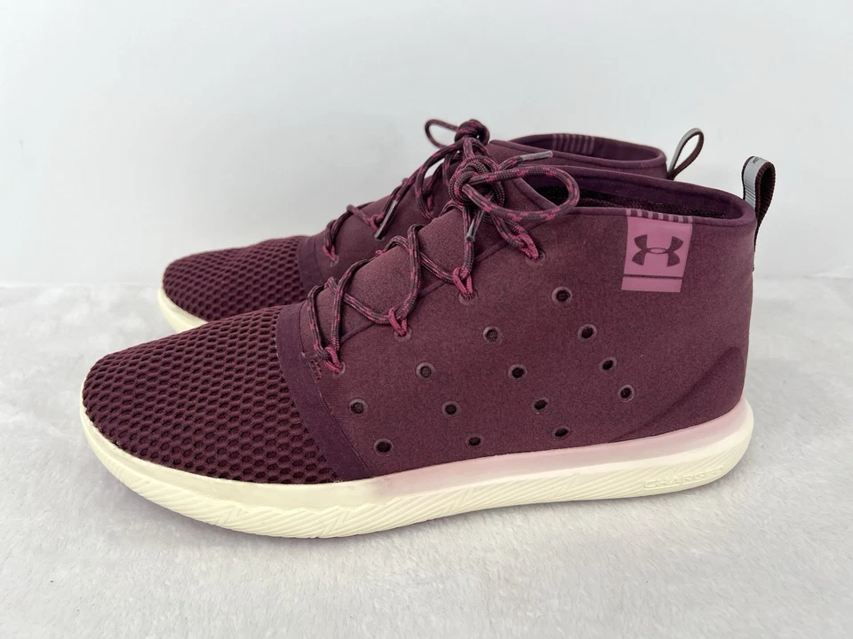 Under Armour заряженный женщины 24/7 середины темно-бордовый туфли кроссовки SMGX женский размер 10 - Изображение 2 из 4