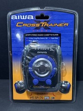 Vintage AIWA Cross Trainer SP170 Walkman Am/Fm Cassette Player Super Bass NOS  