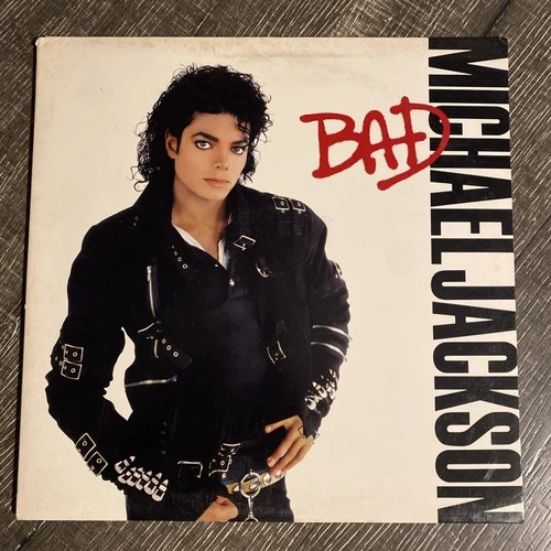 Michael Jackson Bad Vinyl LP Record Original  Gate Folded 1987 Inner Sleeve (S2)