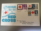 GB STAMPS RARE FIRST DAY COVER 1963 RED CROSS SLOGAN PHOSPHOR
