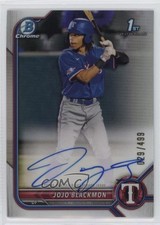 2022 Bowman Chrome Prospect Refractor 29/499 JoJo Blackmon #CPA-JBN Auto 0xh3