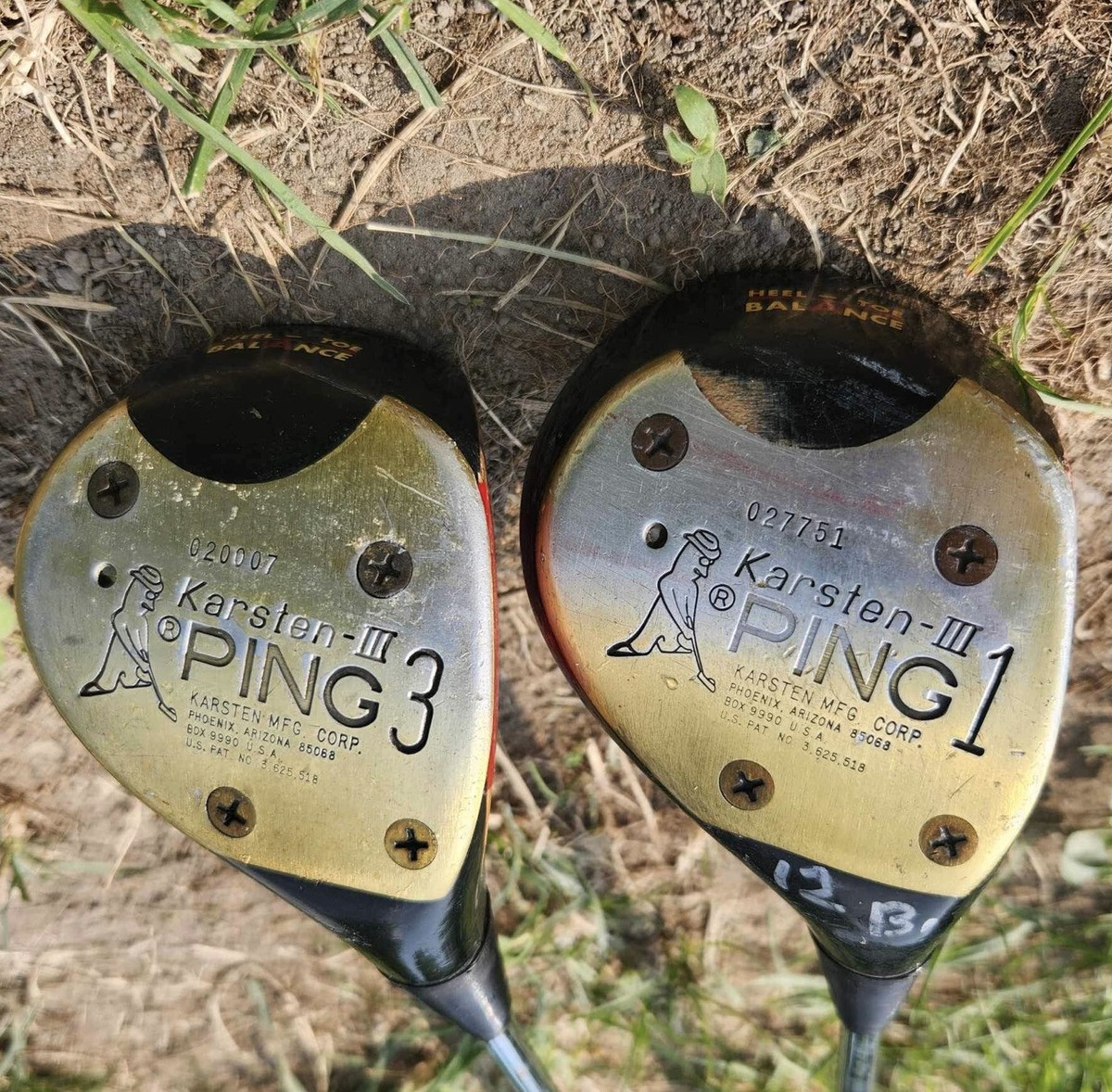 Ping Karsten III Driver & 3 Wood- 44.5-45