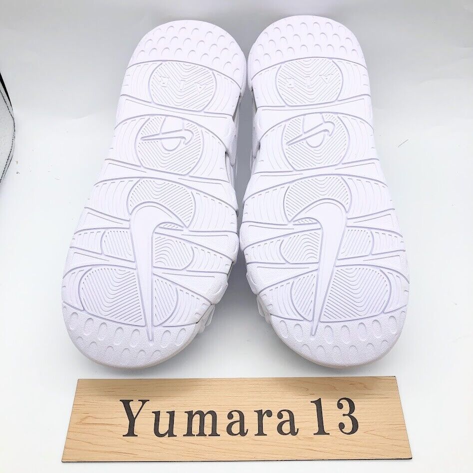 Nike Air More Uptempo Slide Slipper Triple White FD9883-101 Nike Air More Uptempo Slide Slipper Triple White FD9883-101
