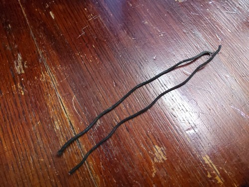 12" Vintage 1940s Cloth Covered Wire For Fender Stratocaster Tele Gibson Guitar - Picture 4 of 9