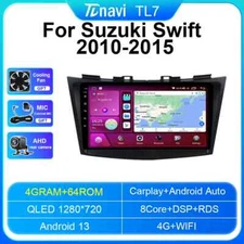 For Suzuki Swift 4 2010-2015 Car Stereo Radio CarPlay GPS Auto Multimedia Player