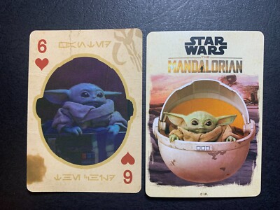 Swap Playing Card   STAR WARS   THE MANDALORIAN    Six of Hearts