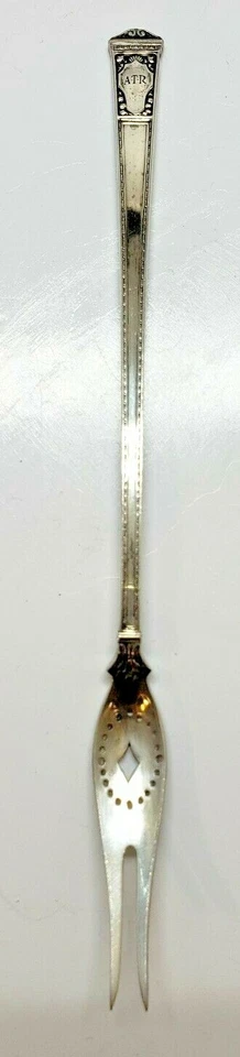 Horquilla de pepinillo vintage de plata esterlina Tiffany & Co San Lorenzo 6 3/4" Foto 2 de 4