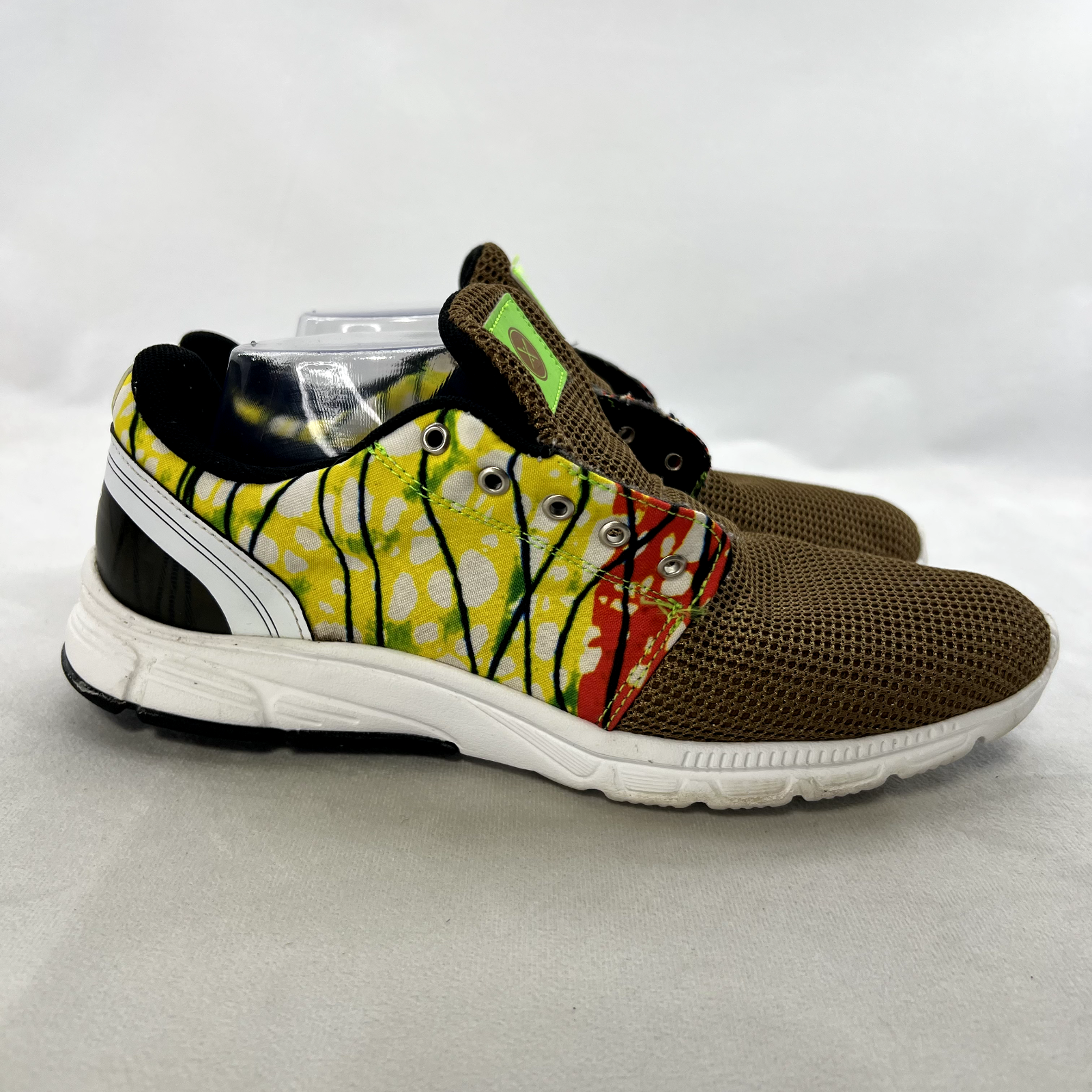 SAOLA Inkkas Sneakers Uomo 9 Marrone Verde Tie Dye Casual Comfort Scarpe Sportive Donna 11