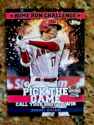 最初期【極希少美品】大谷翔平WINNER  RUN CHALLENGE 2022 Topps Series 1 Shohei Ohtani Unused Pick The Game Home Run