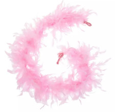 Pink Child's Marabou Feather Boa 2 Ft New