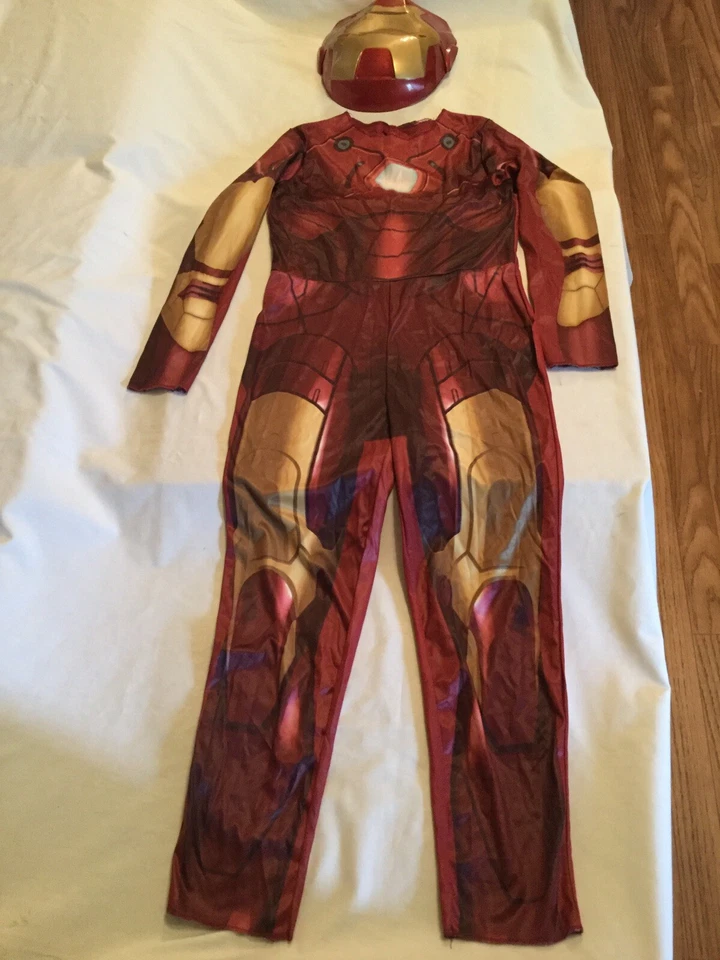 Disfraz Halloween Talla 7 8 Disfraz Iron Man Incluye Máscara Mono Niños Foto 4 de 4