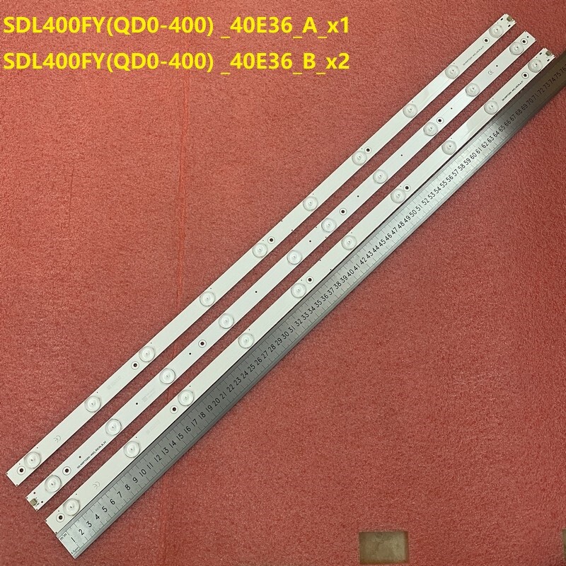 LED strip(3)for Toshiba DL4077 Seml DL4077i SDL400FY(QD0-400