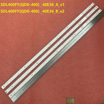 LED strip(3)for Toshiba DL4077 Seml DL4077i SDL400FY(QD0-400