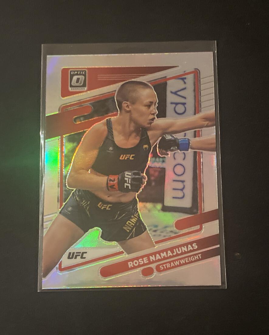 2022 Donruss Optic UFC Holo Prizm #90 Rose Namajunas