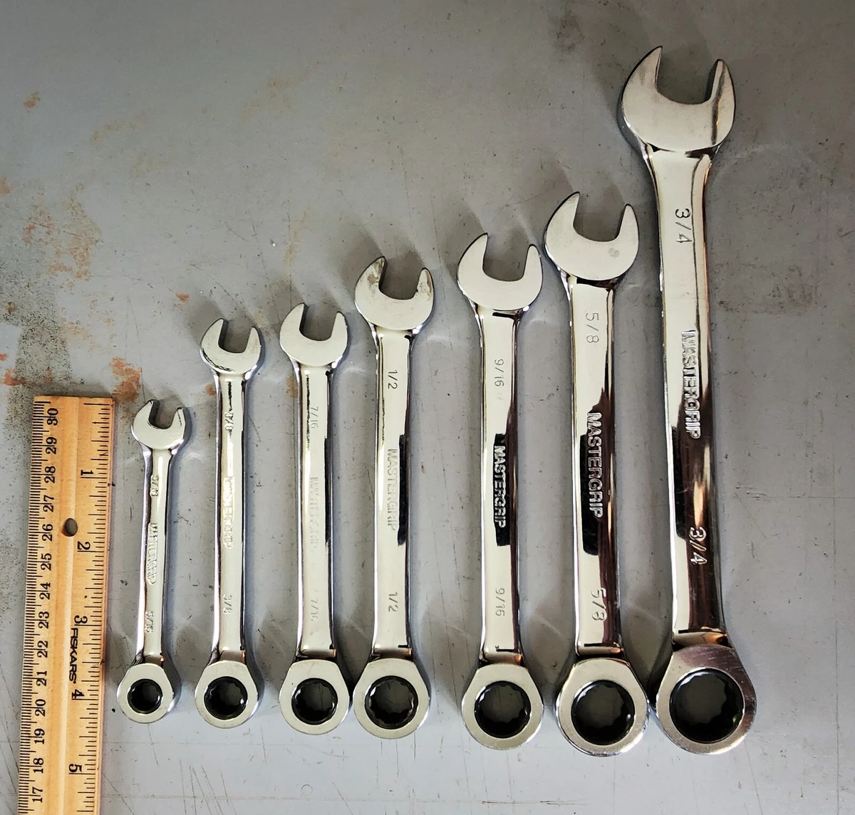 Mastergrip ratchet wrench set deals